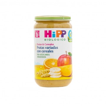 Potito Frutas Variadas con Cereales +6M Bio 190g HIPP