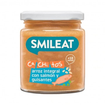 Potito Cachitos Arroz Integral con Salmon y Guisantes 230g Smileat