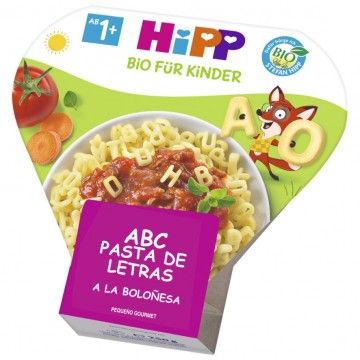 Pasta Letras Salsa Boloñesa Bio 250g Hipp