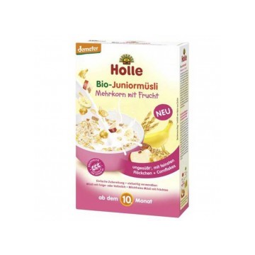 Papilla Muesli Multicereales y Fruta Junior + Meses Bio 250g Holle