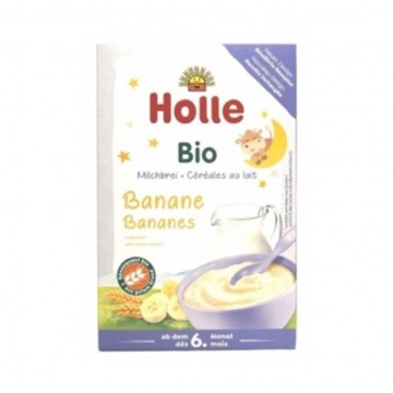 Papilla de Trigo Leche y Platano SinGluten Bio 250g Holle