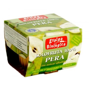 Compota de Pera SinGluten Bio 2x100g Espiga Bio