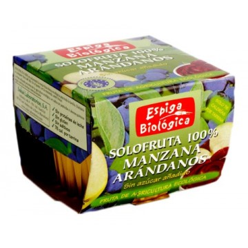 Compota de Manzana y Arandanos SinGluten Bio 2x100g Espiga Bio