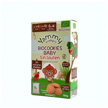 Biocookies Baby SinGluten Eco 130g Yammy