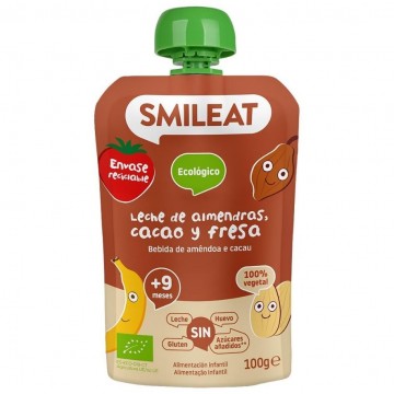 Bebible Leche Almendras Cacao Fresa +9m Eco 100g Smileat