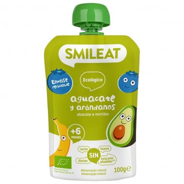 Bebible Aguacate Arandanos +6m Eco 100g Smileat