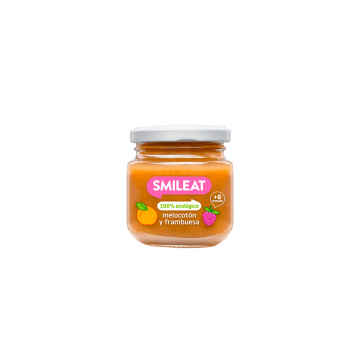 POTITO BIO FRAMBUESA Y MELOCOTON  130 GR(+8 MESES)