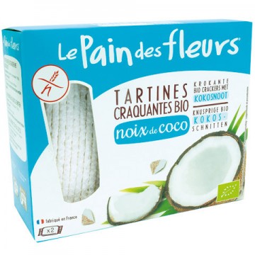 Tostadas de Pan con Coco SinGluten Bio Vegan 150g Le Pain Des Fleurs