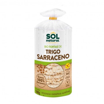 Tortitas de Trigo Sarraceno SinGluten Bio Vegan 100g Solnatural