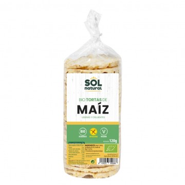 Tortitas de Maiz SinGluten Bio 120g Solnatural