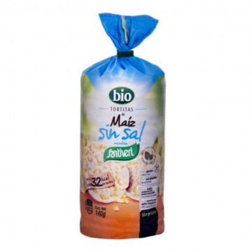 Tortitas de Maiz Sin Sal SinGluten Vegan 140g Santiveri