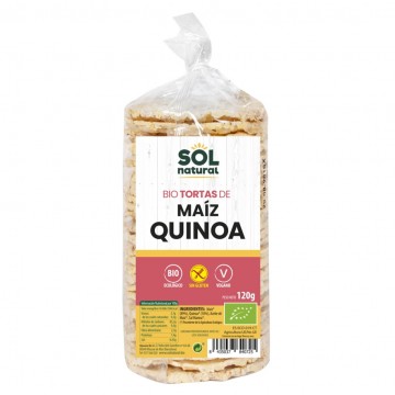 Tortitas de Maiz con Quinoa SinGluten Bio 120g Solnatural