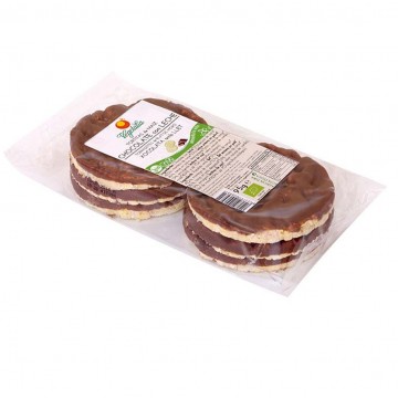 Tortitas de Maiz con Chocolate con Leche SinGluten Bio 95g Vegetalia