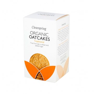 Tortitas de Avena con Sal Vegan SinAzucar 200g Clearspring