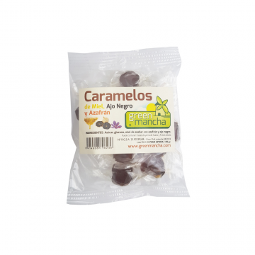 CARAMELOS MIEL  AJO NEGRO Y AZAFRAN 100 GR