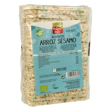 Soffiette Arroz Sesamo SinGluten Bio Vegan 130g La Finestra Sul Cielo