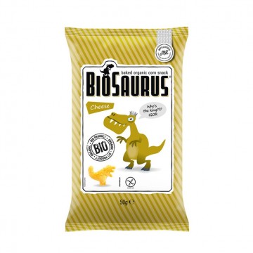 Snacks Queso SinGluten Bio 50g Biosaurus