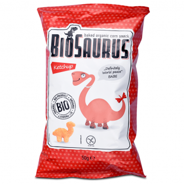 Snacks Ketchup SinGluten Bio Vegan 50g Biosaurus