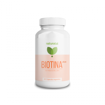 BIOTINA PLUS (con B3 y Zinc) 60 caps