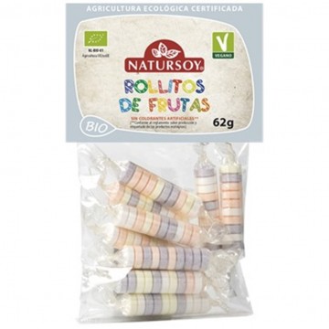 Rollitos de Frutas Golosinas Bio Vegan 75g Natursoy