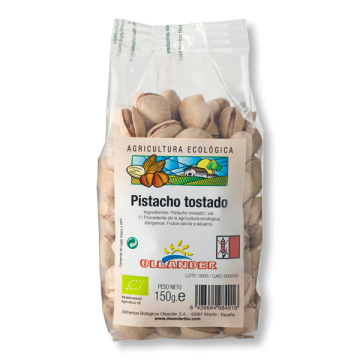 Pistachos Tostados con Sal SinGluten Bio Vegan 150g Oleander