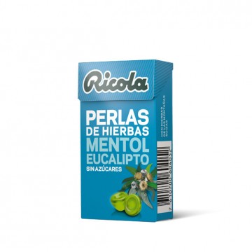 Perlas de Eucalipto y Mentol SinAzucar 25g Ricola