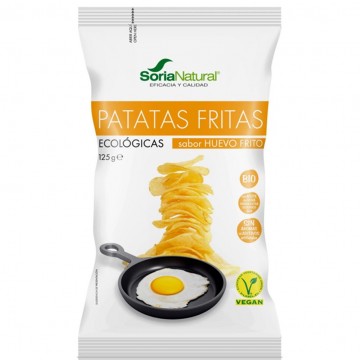 Patatas Fritas Sabor Huevo Frito Bio Vegan 125g Soria Natural