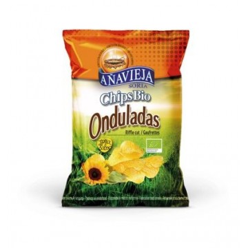 Patatas Fritas Onduladas Aceite Girasol Eco 125g Añavieja