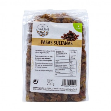 Pasas Sultanas Vegan 250g Int-Salim