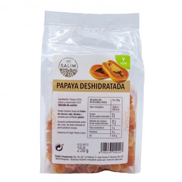 Papaya deshidratada Vegan 250g Int-Salim