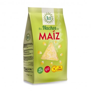 Nachos Maiz No Fritos SinGluten Bio Vegan 80g Solnatural