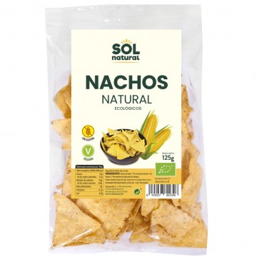 Nachos Maiz Natural SinGluten Bio 125g Solnatural