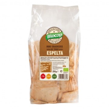 Mini Crackers Trigo Espelta Bio Vegan 250g Biocop