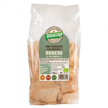 Mini Crackers Trigo con Romero Eco Vegan 250g Biocop