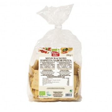 Mini Crackers de Espelta Sabor Pizza Eco Vegan 250g La Finestra Sul Cielo