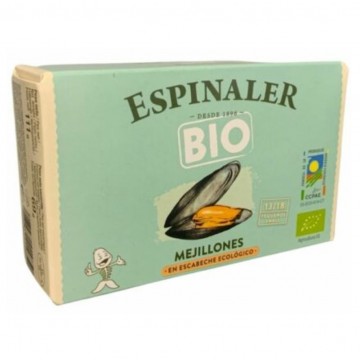 Mejillones Escabeche Eco SinGluten 120g Espinaler