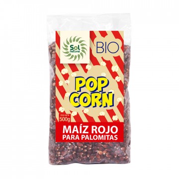 Maiz Rojo para Palomitas SinGluten Bio 500g Solnatural