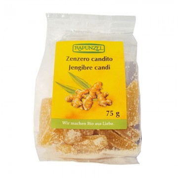 Jengibre Candi Confitado Bio 75g Rapunzel