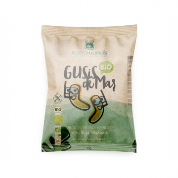 Gusis de Mar con Wakame SinGluten Bio 38g Porto Muiños