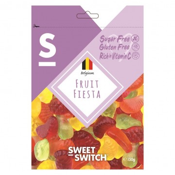 Gominolas de Frutas Fiesta con Stevia 150g Sweet Switch