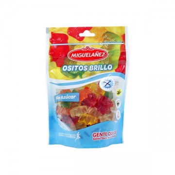 Golosinas Ositos Brillo SinGluten SinAzucar 165g Miguelañez