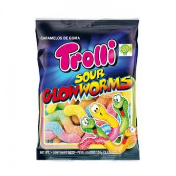 Golosinas Gusanos Pica Pica SinGluten 100g Trolli