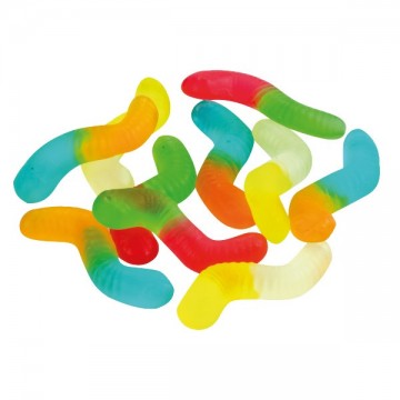 Golosinas Gusanos Brillantes SinGluten 100g Trolli