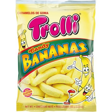 Golosinas Bananas SinGluten 12x100g Trolli