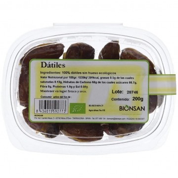 Datiles Sin Hueso Eco 200g Bionsan