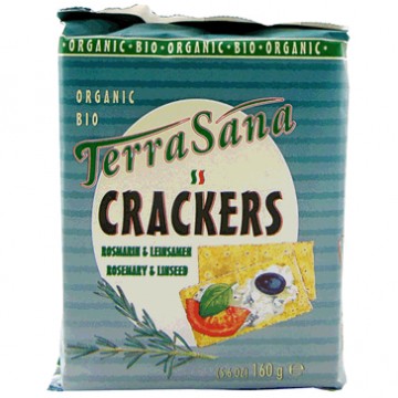 Crackers de Romero y Linaza Bio 160g Terrasana