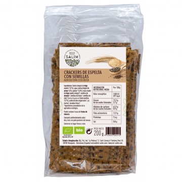 Crackers de Espelta con Semillas Eco 200g Eco-Salim