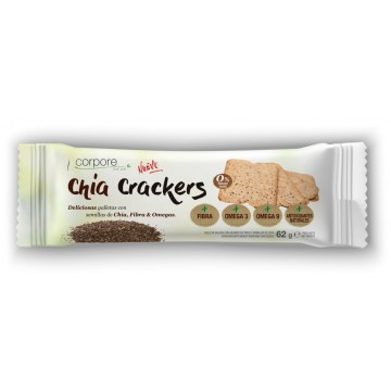 Crackers con Semillas de Chia Fibra y Omegas 62g Corpore Diet