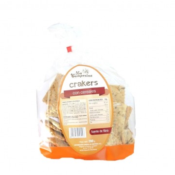 Crackers con Cereales Bio 200g La Campesina