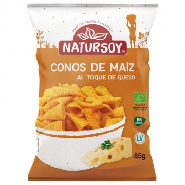 Conos Maiz Queso Eco Bio 85g Natursoy